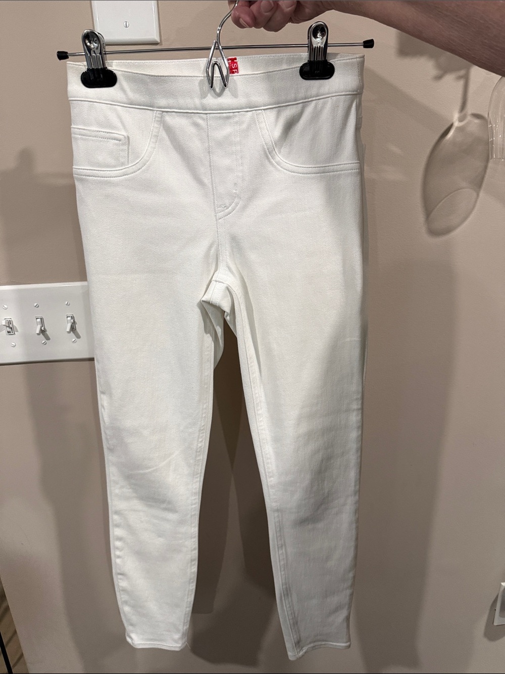 SPANX Kids White Pull-On Stretch Jeans